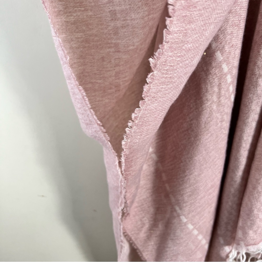 Gentle Fawn Pink Fringe Poncho Sweater - Picture 9 of 13
